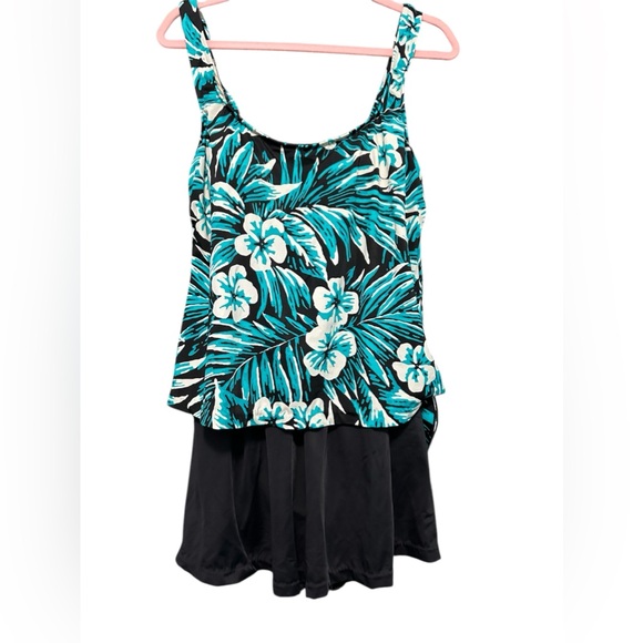 Azul Tropical Floral Tank Top and Skirt Set - Picture 2 of 6